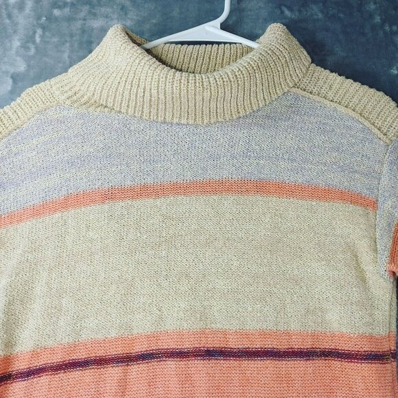 Anthropologie Daily Practice Womens‎ XS Turtleneck Jumper Dress Colorblock - Picture 2 of 10